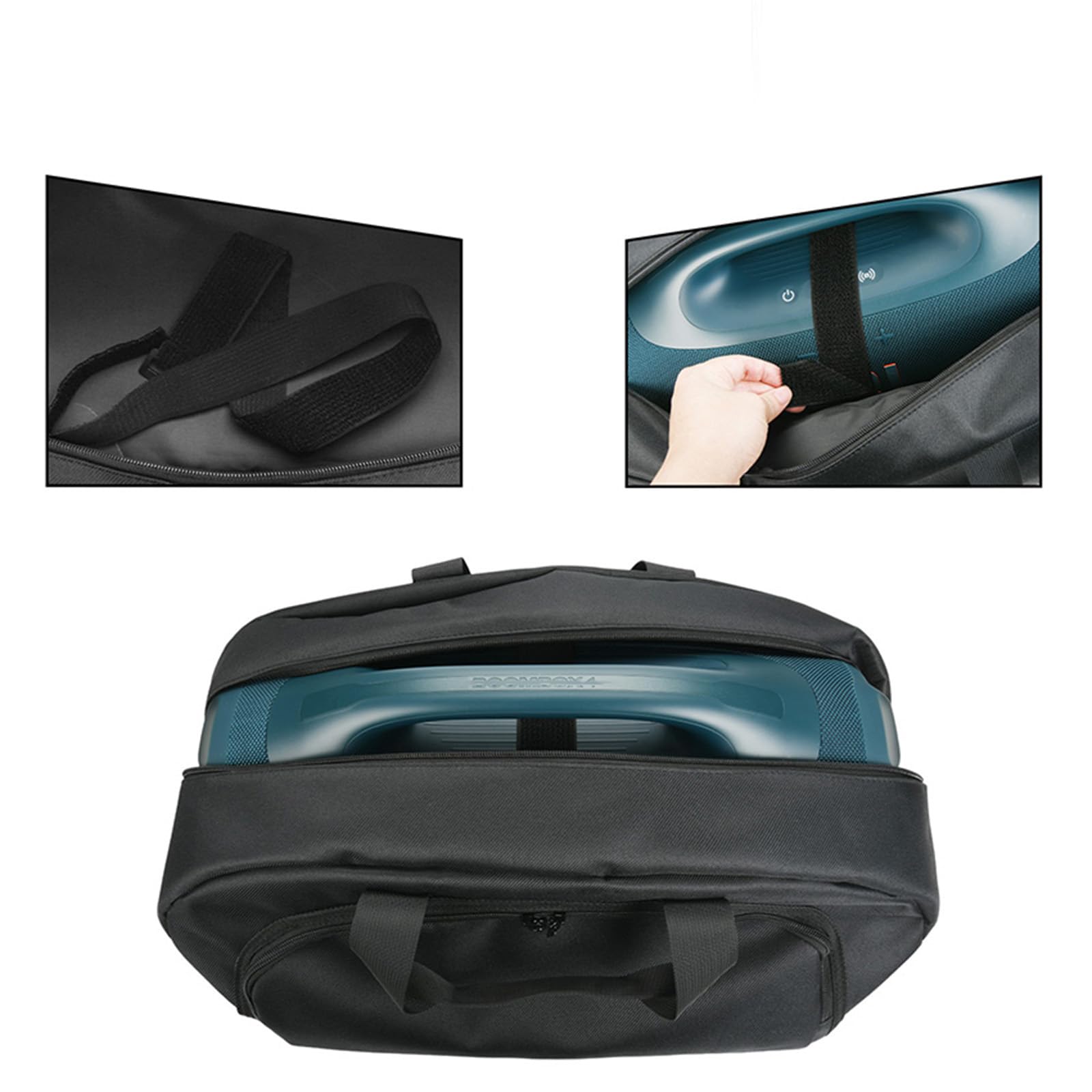 Zaino per altoparlante esterno per JBL Boombox 4, borsa da trasporto compatibile con JBL Boombox 3/2/1, borsa da viaggio portatile con tracolla
