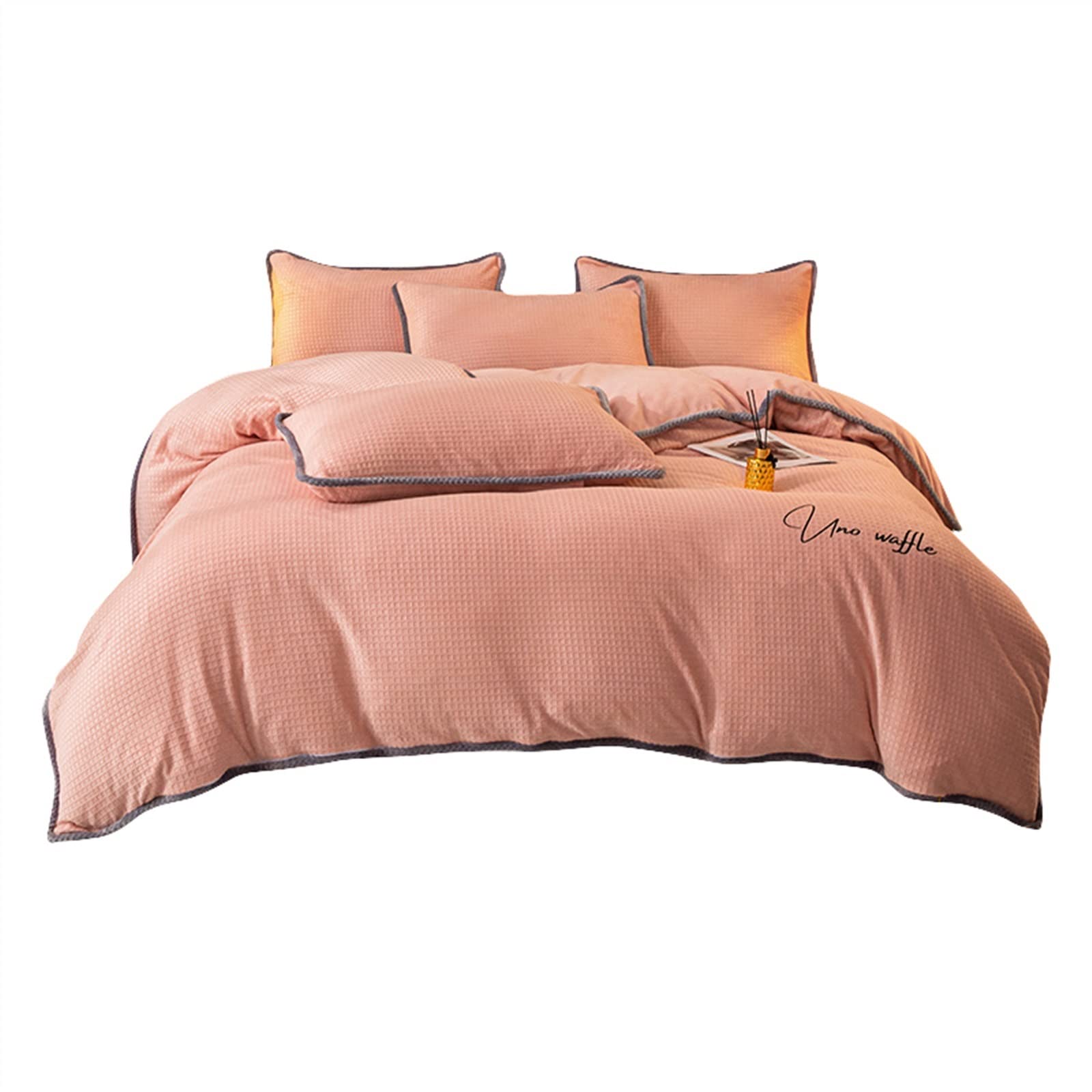 Housse de couette velours fini les lits froids parure 220x240cm