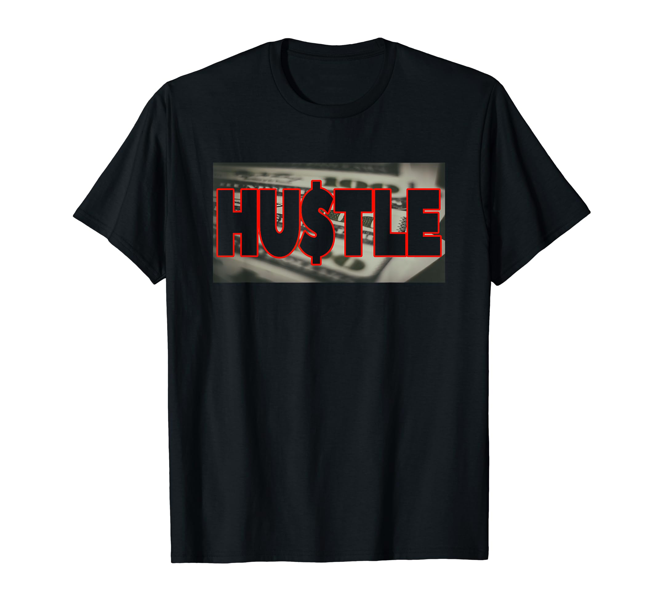 eat sleep hustle repeat - motivationalT-Shirt for Men, Black, SmallOEKO-TEX STANDARD 100