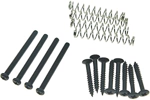 KAISH American Thread Humbucker Pickup Height Screws For Gibson EMG Seymour Duncan Dimarzio Black