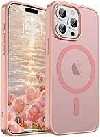 Vista 339 de SUPFINE - Funda magnética para iPhone 13 Pro Max (compatible con MagSafe), (protección contra caídas de grado militar de 10 pies), delgada, Negro