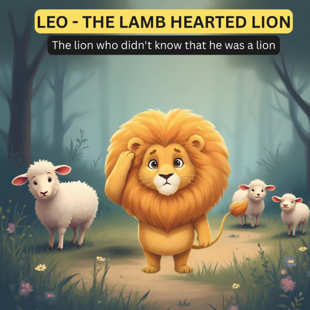 LEO - THE LAMB HEARTED LION: The lion who didn't know that he was a lion