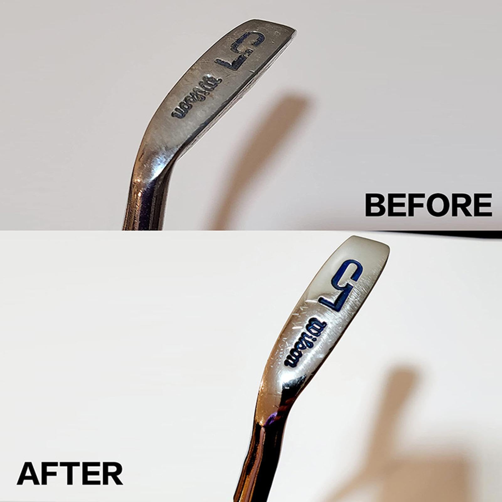 Pasta lucidante per mazze da golf, balsamo lucidante per mazze da golf, balsamo lucidante per mazze da golf, rimozione graffi inodore, kit di attrezzi da golf per tutti i ferri da golf