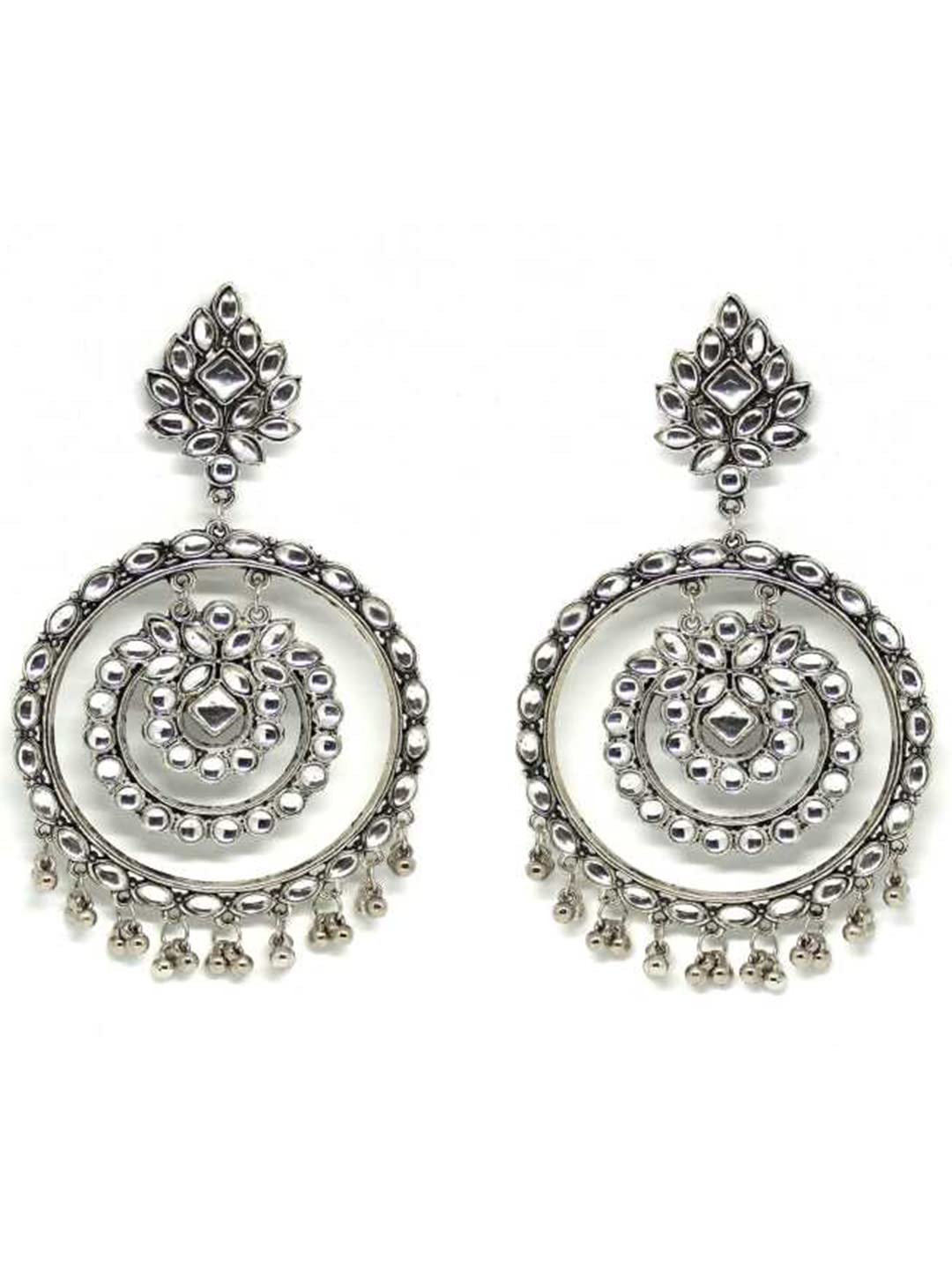 See full amazon price history chart for Vembley Oxidised Metal Tribal Heavy Kundan Earrings Beads Alloy Drop and Dangler Hoop Chandbali Statement Earring For Women and Girls Vembley Oxidised Metal Tribal Heavy Kundan Earrings Beads Alloy Drop and Dangler Hoop Chandbali Statement Earring For Women and Girls (B09W5ZHTJ4) Amazon Price History, Amazon Price Tracker
