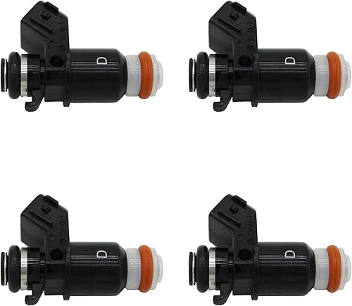 Miniatura 4 de Inyector de combustible compatible con Honda Civic 2001-2005 1.7L. Reemplaza# 16450-PLC-003 16450-PLD-003. Paquete de 4 unidades