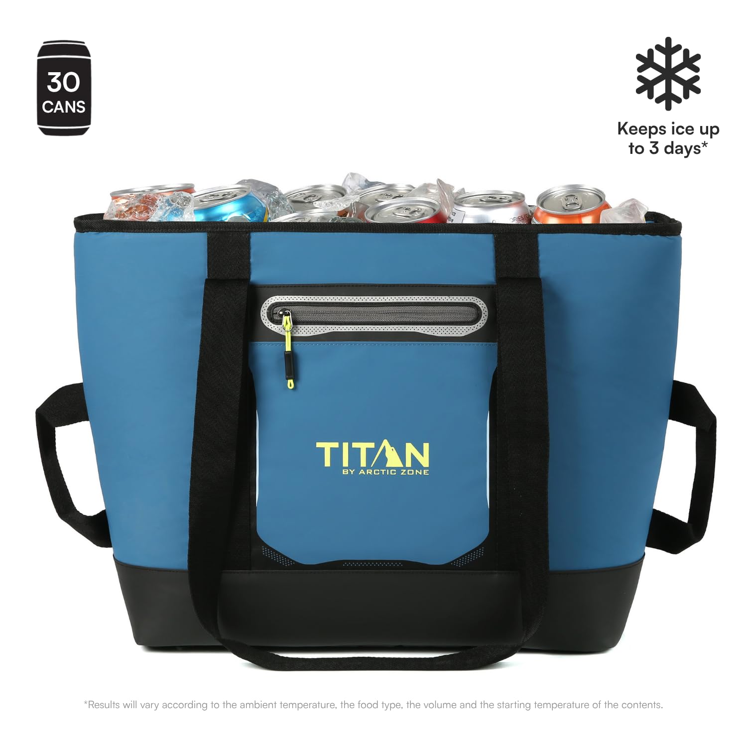 Titan 30 Can Tote, Blu marino