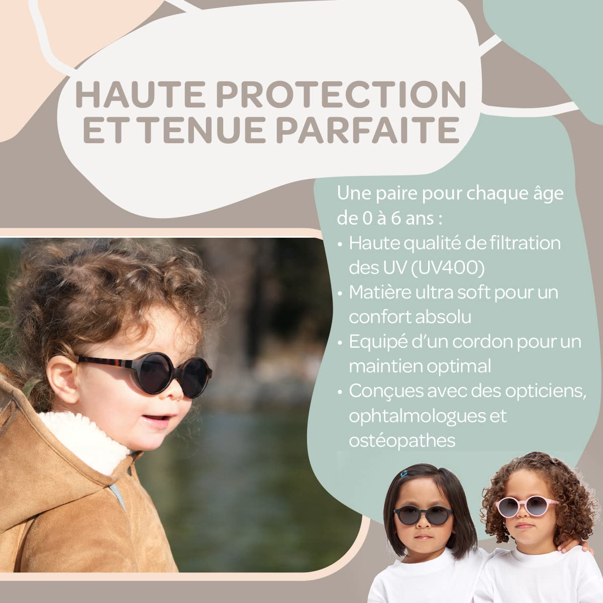BÉABA, Lunettes de soleil pour Enfant