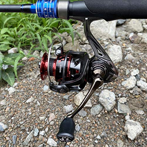 Codinter Spinning Reel, Ultralight Fishing Reel With Cover For Saltwater / Freshwater, Stainless 6+1 Bb , Aluminum Spool, 5.7:1 Gear Ratio - 3000 Size #TOP1