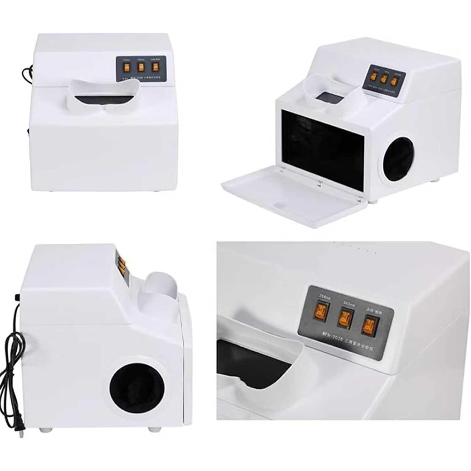 Dark Box UV Ultraviolet Analyzer, Lab Ultraviolet Analysis Tester, Fluorescence Detector, UV Lamp Box Filter 150 * 50mm, Wavelength 254nm/365nm, Observation Window, for Product Testing
