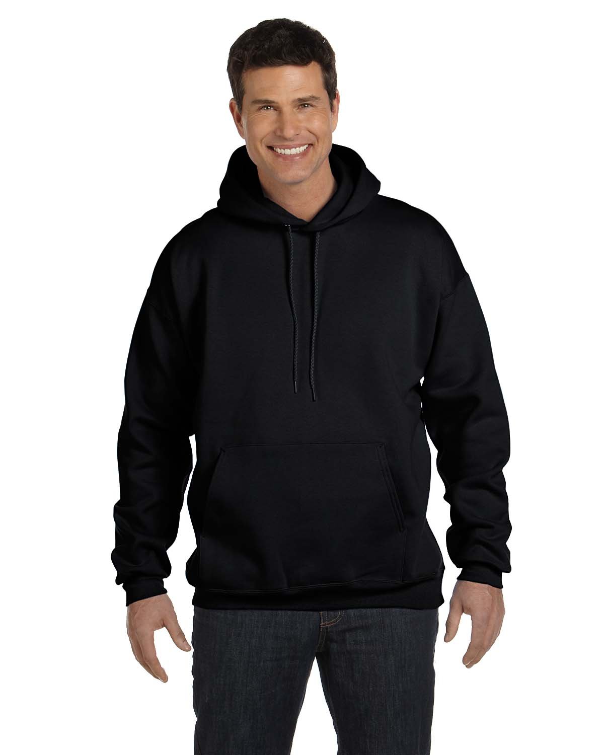 Hanes Cotton/Poly 10 oz Ultimate Cotton Hooded Sweatshirt in