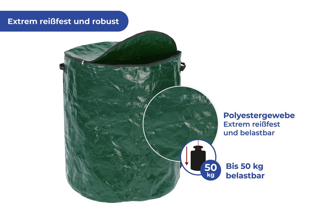 Maximex Multi-Abfall-Sack XXL, Polipropilene, 67 x 78 x 67 cm, Verde muschio