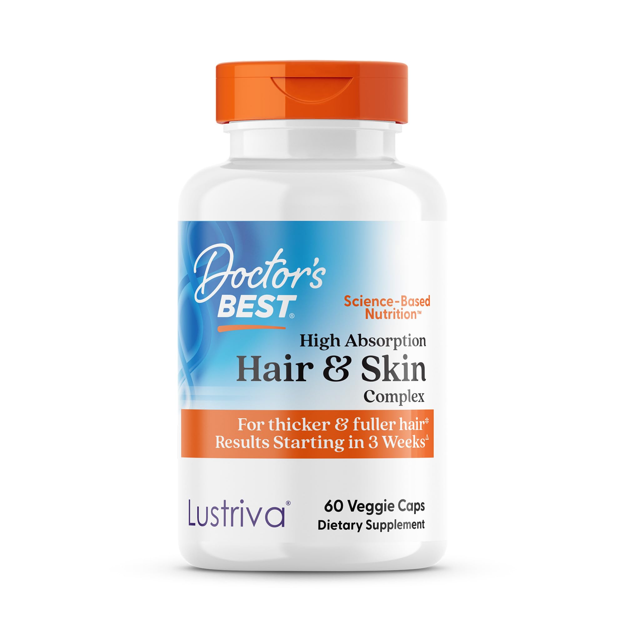 Doctor's Best High Absorption Hair & Skin Complex - 60 Veg Capsules