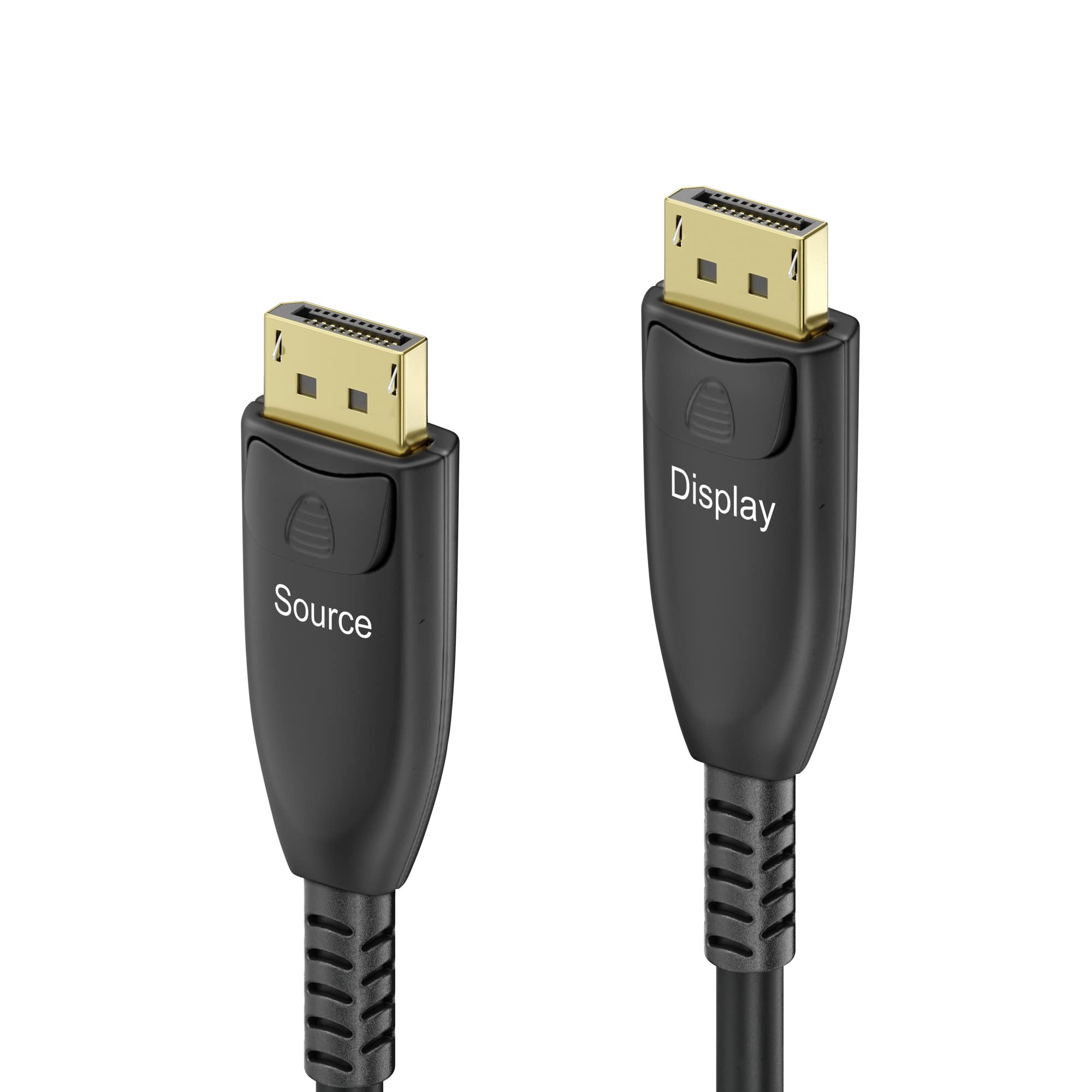 conecto DisplayPort 8K Glasfaser Premium AOC Extender Kabel, Hybridkabel (Glasfaser/Kupfer), schwarz, 50m