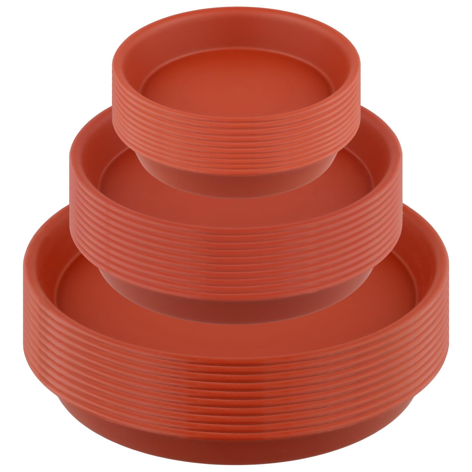 Piattini Per Tazze Jumbo Iris In Ceramica Marrone Cm18,5 | Leroy Merlin