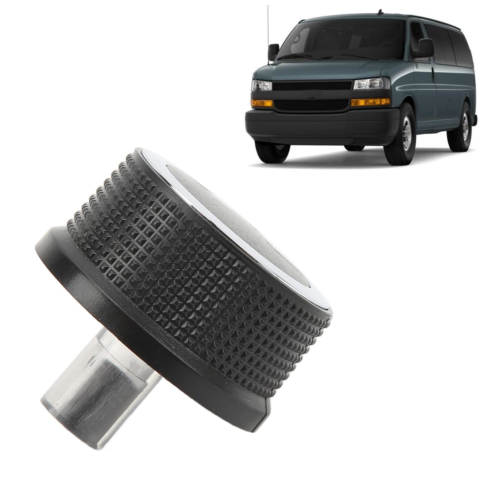 KIMISS Heater AC Temperature Control Knob - Replacement For Chevy Express & GMC Savana 2008-2017
