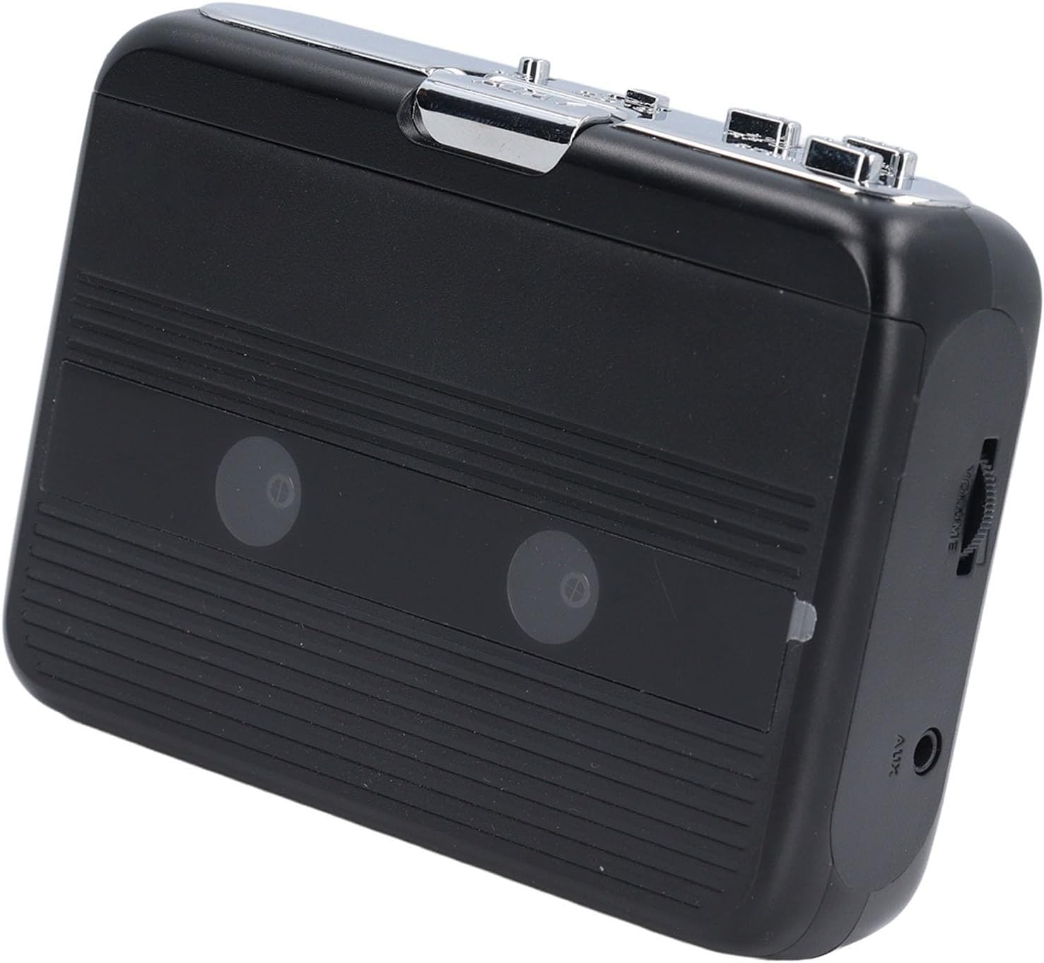 CCYLEZ Cassette Player, Compact Cassette Player 3.5mm Jack USB Or AA Battery Powered Auto Reverse for Listening Music (Black)