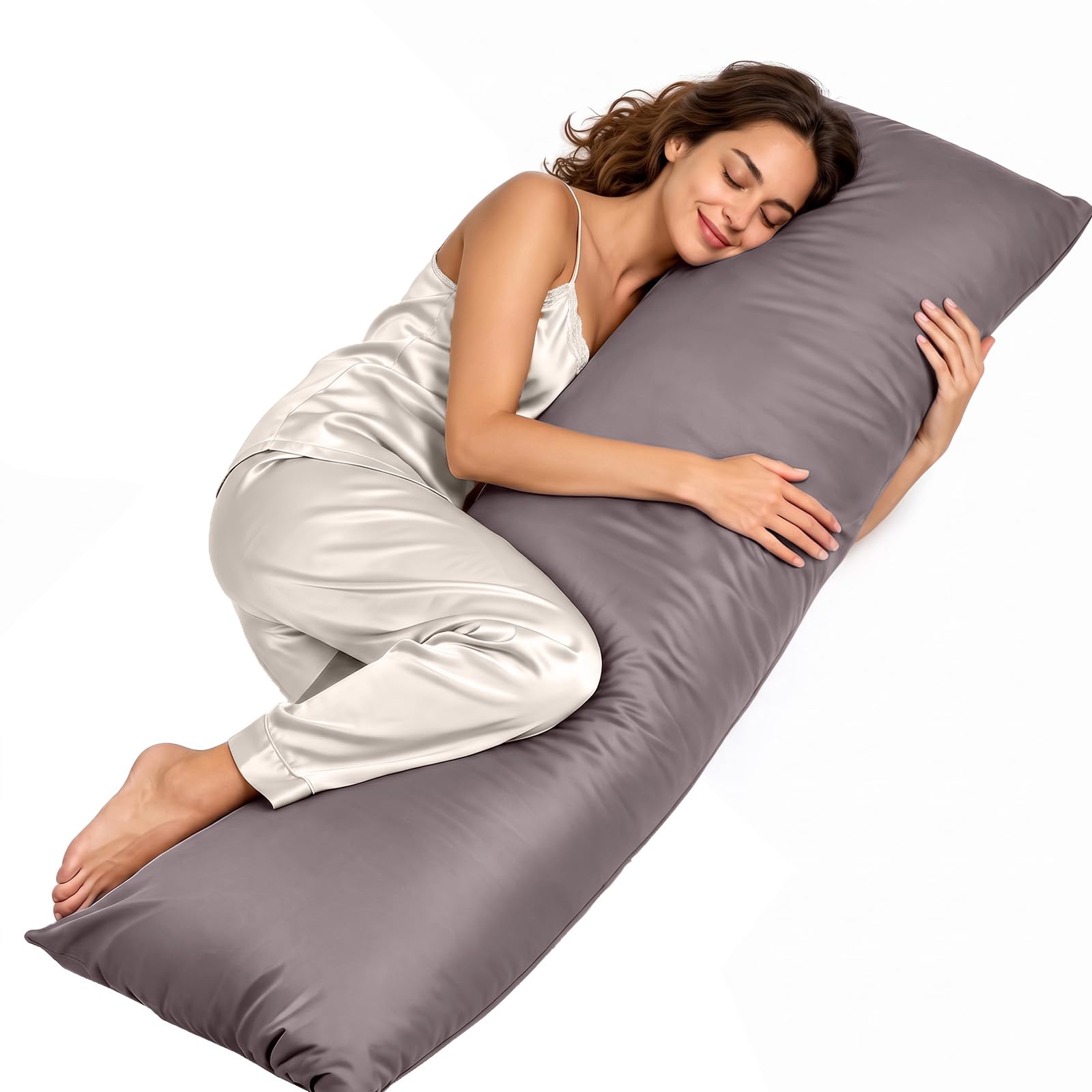 ZonLi Cooling Weighted Body Pillow for Side Sleepers and Deep Sleep