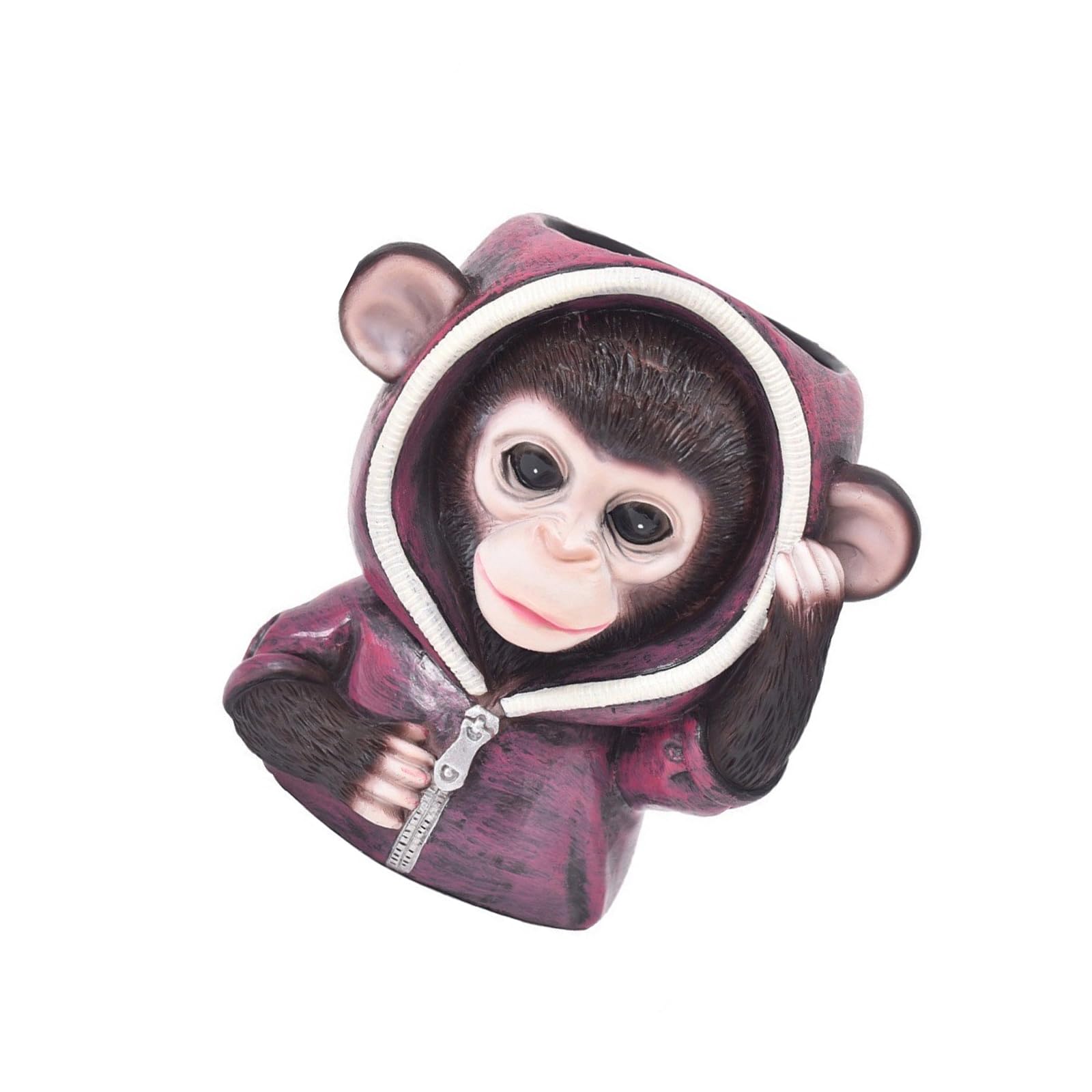 Geavonyg Unique Cartoon Styles Resin Plant Pots Chinese Animal Succulents Planter for Home Garden Decoration and Party Favor Cartoon Resin Flower Pots