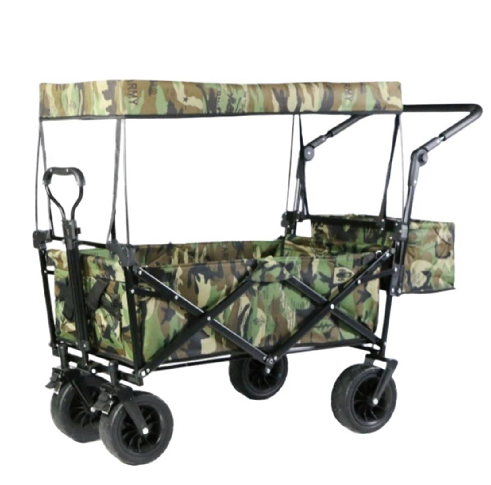 Carrello Porta Spesa Trolley Spesa Carrello Pieghevole Multifunzione for La Spesa da Pesca in Spiaggia All'aperto Carrello Portaspesa(Grün)