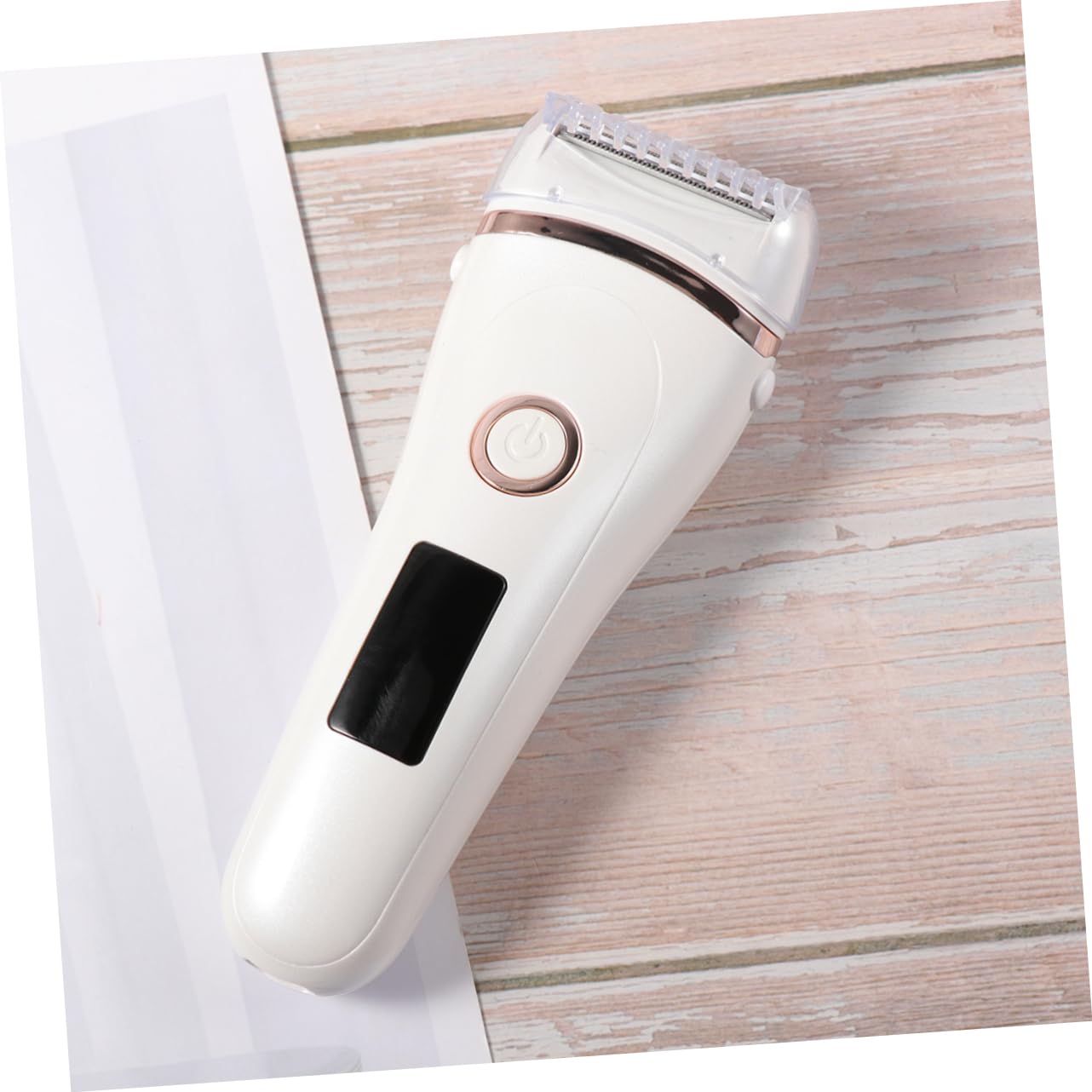 CALLARON Epilatore Elettrico Ricaricabile Usb Display Led, Rasoio Da Donna Per Corpo e Bikini, Trimmer in Acciaio Resistente Per Viso, Gambe e Ascelle, Senza, Per Pelle Liscia e Morbida