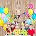 Champagne Tinsel Foil Fringe Curtain, 2 Pack 3.3 x 8.2 Ft Metallic Glitter Curtains Backdrop Streamers, Champagne Backdrop for Birthday Bachelorette Photo Booth Party Decorations