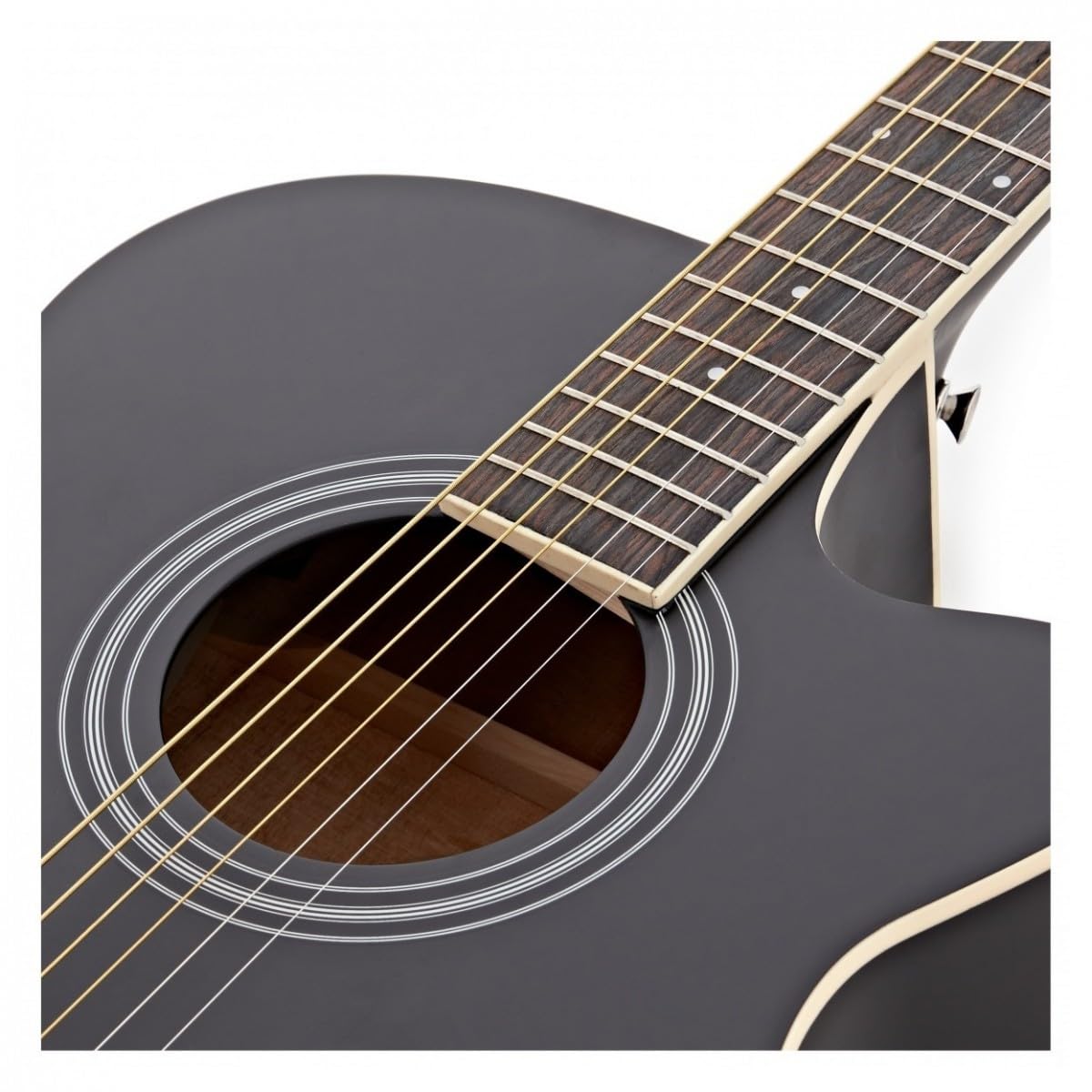 ElektroAkustikgitarre Starter Pack von Gear4music, schwarz