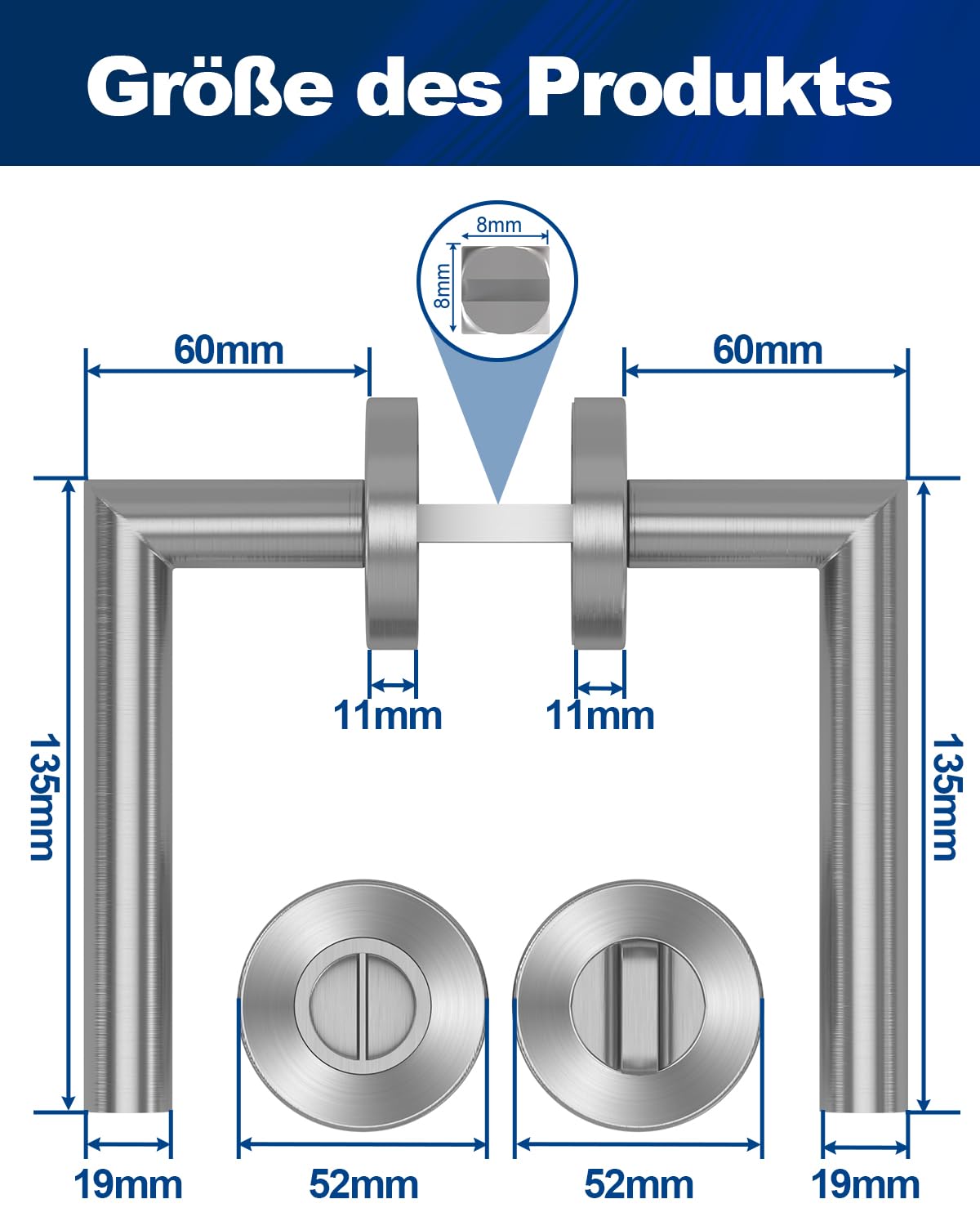 Verrou De Sécurité En Zinc Pour Porte De Toilettes Et Toilettes[H3345
