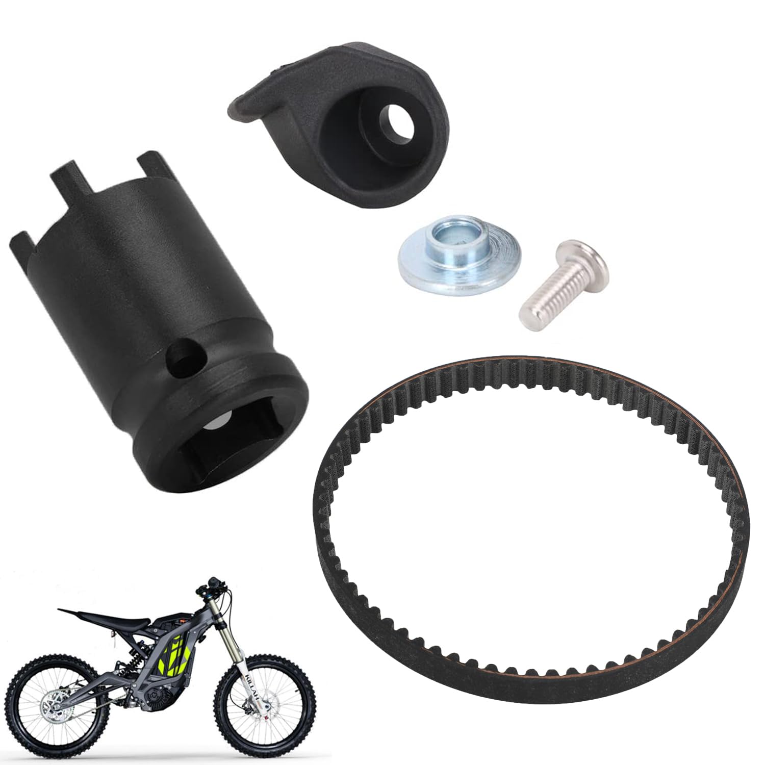 Courroie Sur Ron pour Surron Light Bee Sur-Ron S/X | Outil Joint Spi Fourche Sur-Ron + Outil Anti Collision Surron Accessoires