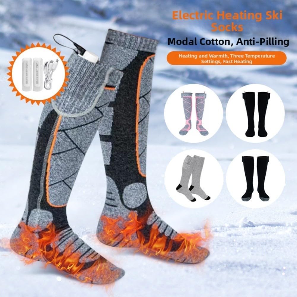 Calcetines Calefactables USB Recargables 3 Modos