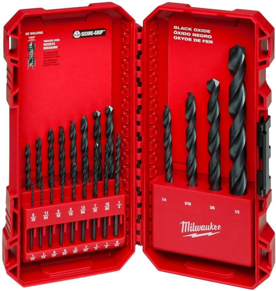 48-89-2801 21-Piece Thunderbolt Black Oxide Drill Bit Set