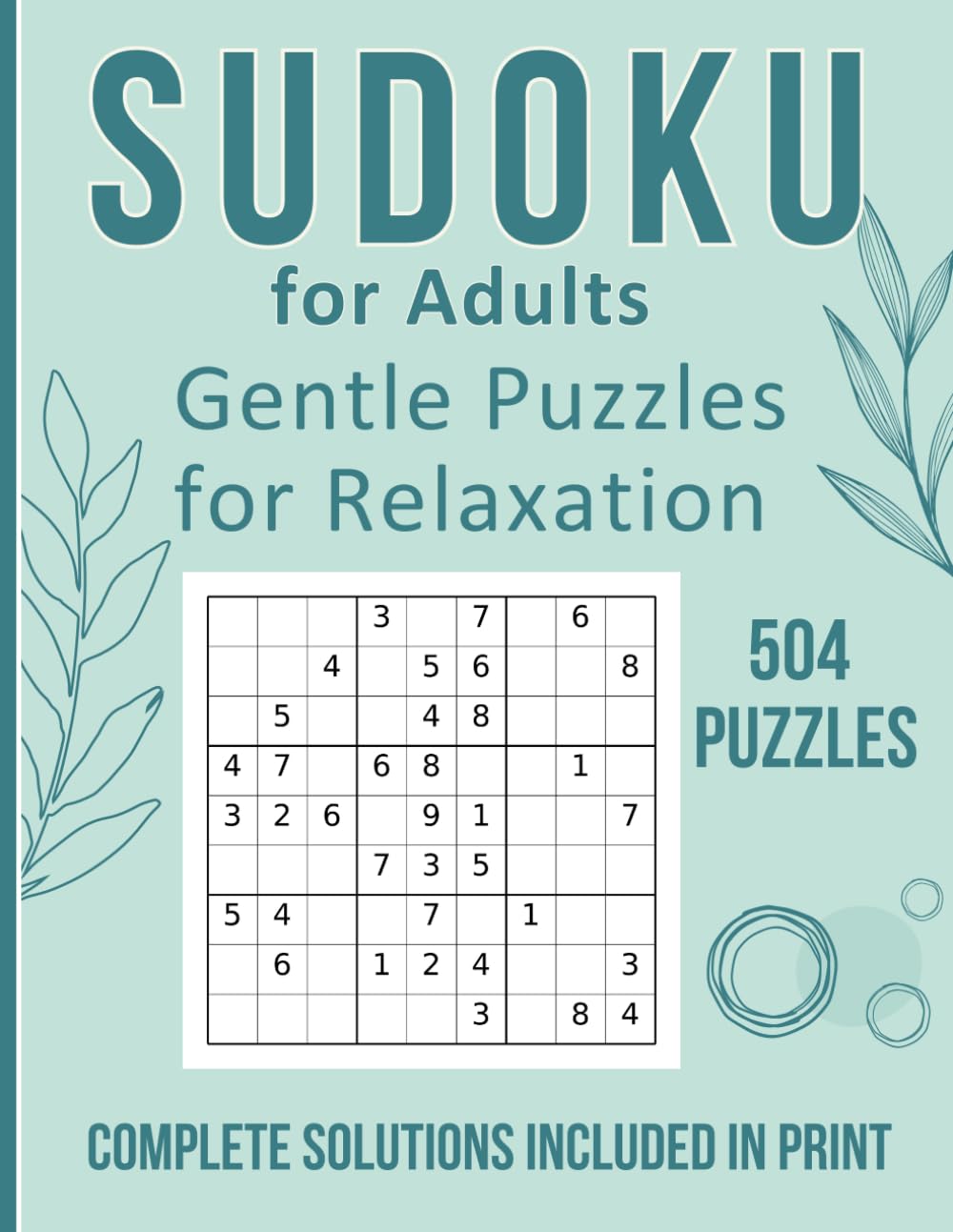 Sudoku for Adults: Gentle Puzzles for Relaxation