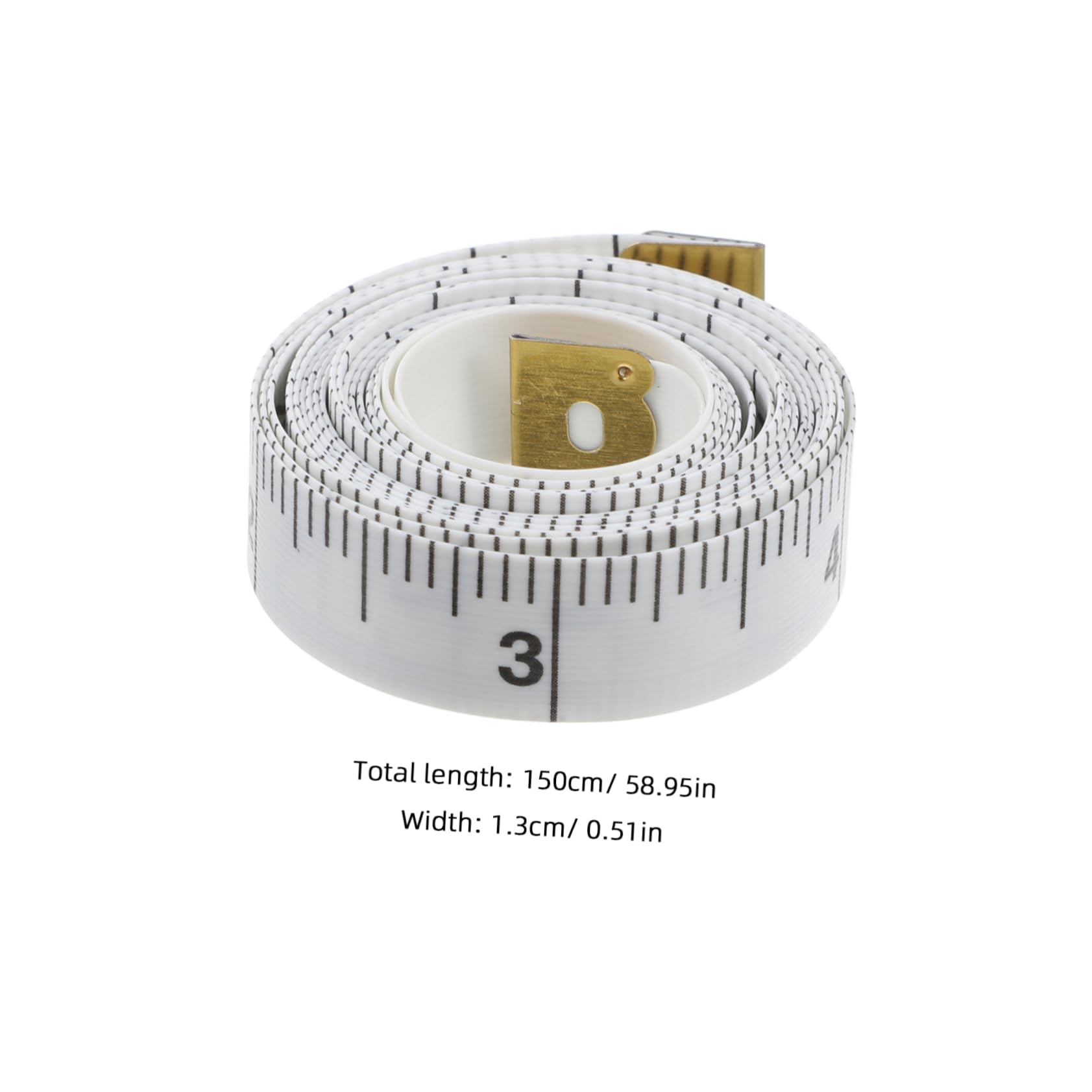 PRETYZOOM 2pcs Soft Ruler Measuring for Measurement Sewing Tape Measure Fiberglass Clothes Key Body Measures Adhesive Hunting Scoring Measure Tapes Tearing Ruler Woodworking Tape White