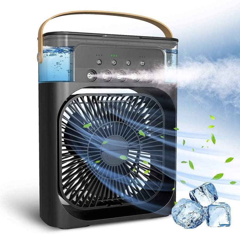 Drumstone (Enjoy calm Summer With 15 Years Warranty) Transform your environment with the White Portable Air Conditioner Fan. Perfect forr offices, and kitchens, this USB-mini cooler_Multicolor