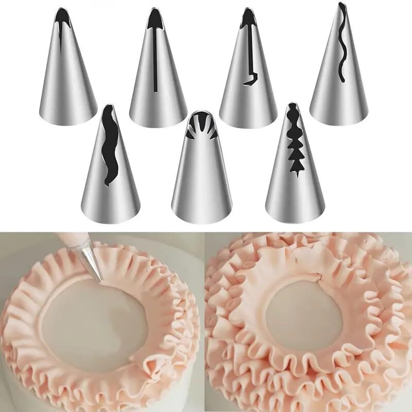 spritztüllen 128-teiliges Spritztüllen-Set for Kuchen, Spritztüllen-Set for Dekorieren von Kuchen – 57 Spritztüllen und komplette Werkzeuge for professionelles tüllen