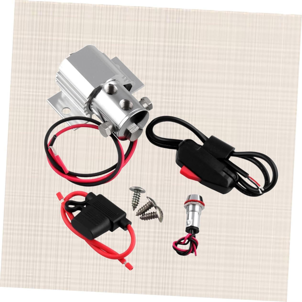 GLEAVI 3pcs Automobile Line Lock Repacking Line Lock Compatible for Mustang Easy Install Finned Housing