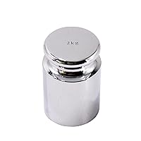 Vista 12 de HFS (R) Peso de calibración de 7.05 oz de balanza de cromo clase M2 Peso de calibración para báscula digital, báscula de bolsillo