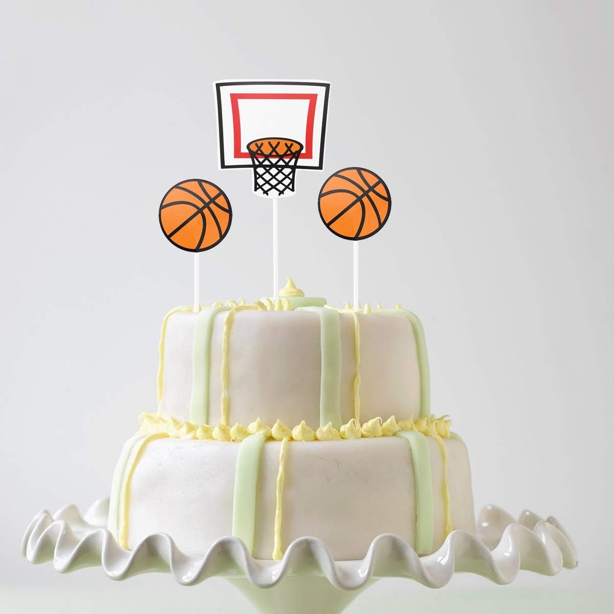 Pretyzoom 10pcs Basketball Cake Topper Anniversaire Basketball Cerceau Gateau Topper Fruit Dessert Gateau Topper Gateau Decoration Pour Anniversaire Baby Shower De Mariage Graduation Parti Fournitures Amazon Fr Jeux Et Jouets