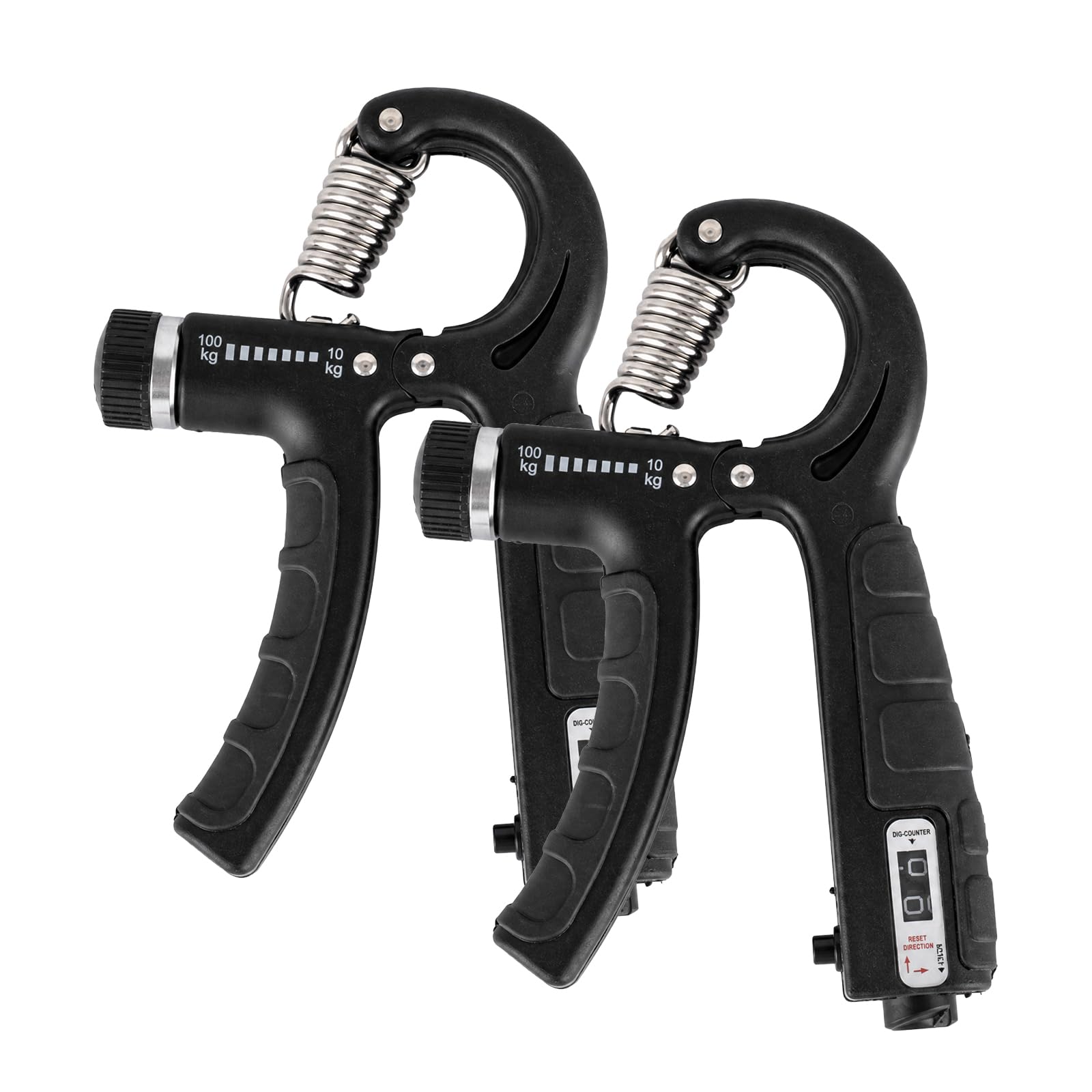LN COZY CORNER Hand Grip Strengthener, Adjustable Grip Strength Trainer (10-100kg), Non-Slip Hand Gripper Forearm Exerciser for Wrist Finger Strength Training, Musicians Injury Recovery Home Gym