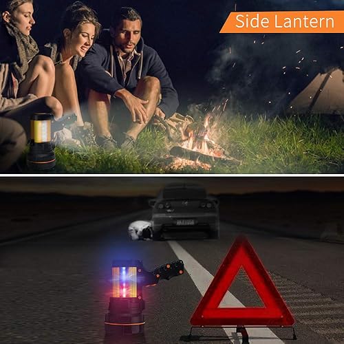 Miniatura 5 de GEPROSMA Super Bright Most Powerful Cordless Handheld Spotlight High 6000 Lumens Rechargeable Big LED Flashlight, Large Searchlight Long Lasting