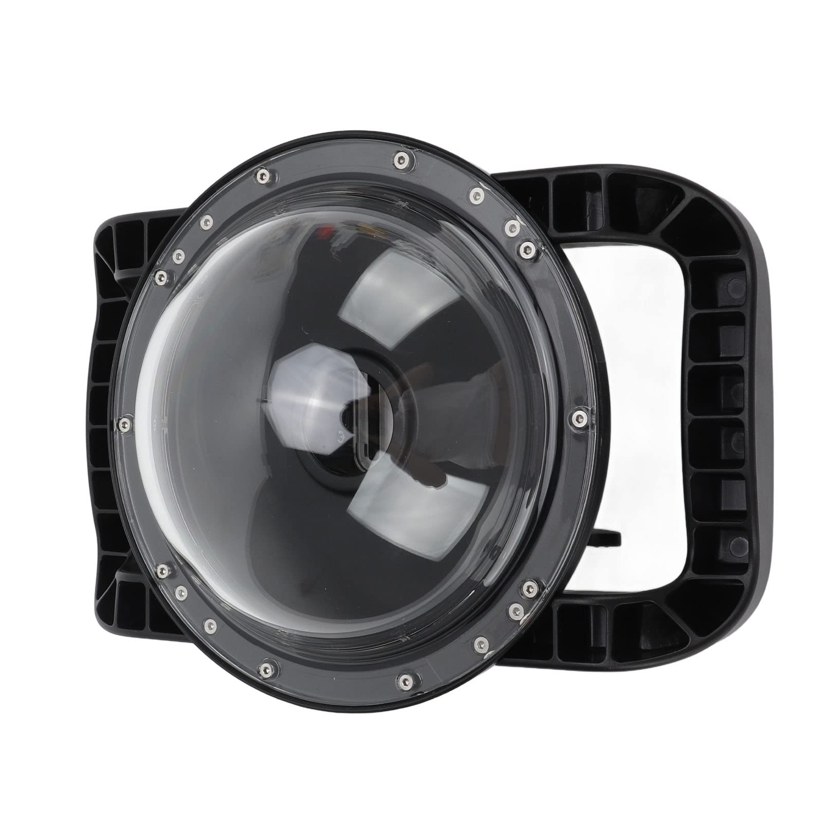 Annadue Dual Handle Stabilizer Grip Dome Port für OSMO Action Sports Camera (XTGP546), Unterwasser Gegenlichtblende, Tauchmasken, wasserdichte Fisheye Abdeckung