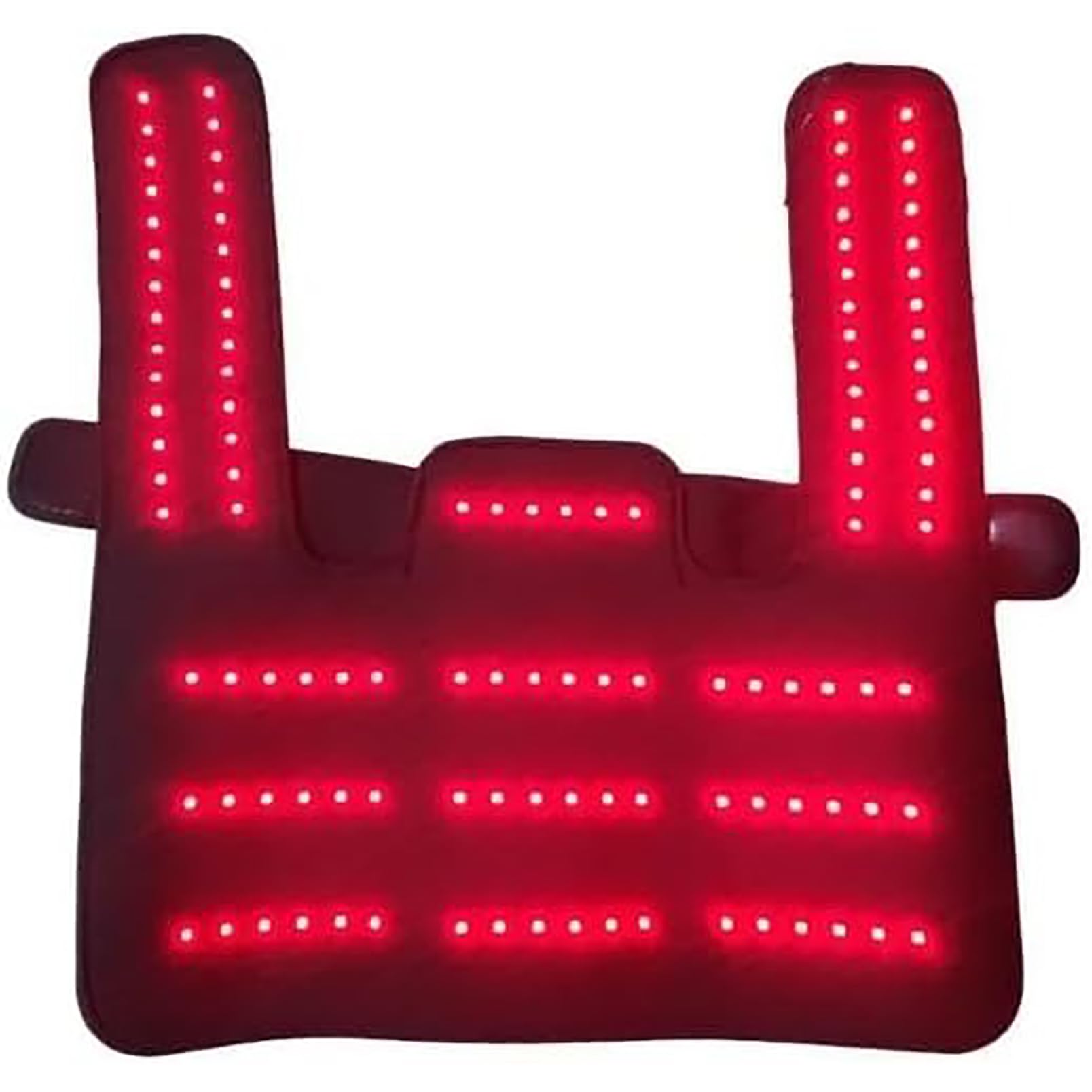 Almohadilla De Terapia De Luz Roja, Envoltura De Luz Roja De 660 NM Y 850 NM con Ajuste De Temporizador, Almohadilla Multifunción para Aliviar El Dolor, para Espalda, Hombros, Cuello