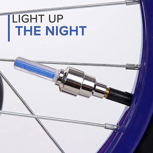 Miniatura 5 de AlveyTech Luz LED multicolor para válvula de luciérnaga, para niños, mini motos de cross y scooters, cuatrimotos, 4 ruedas, luces de bicicleta