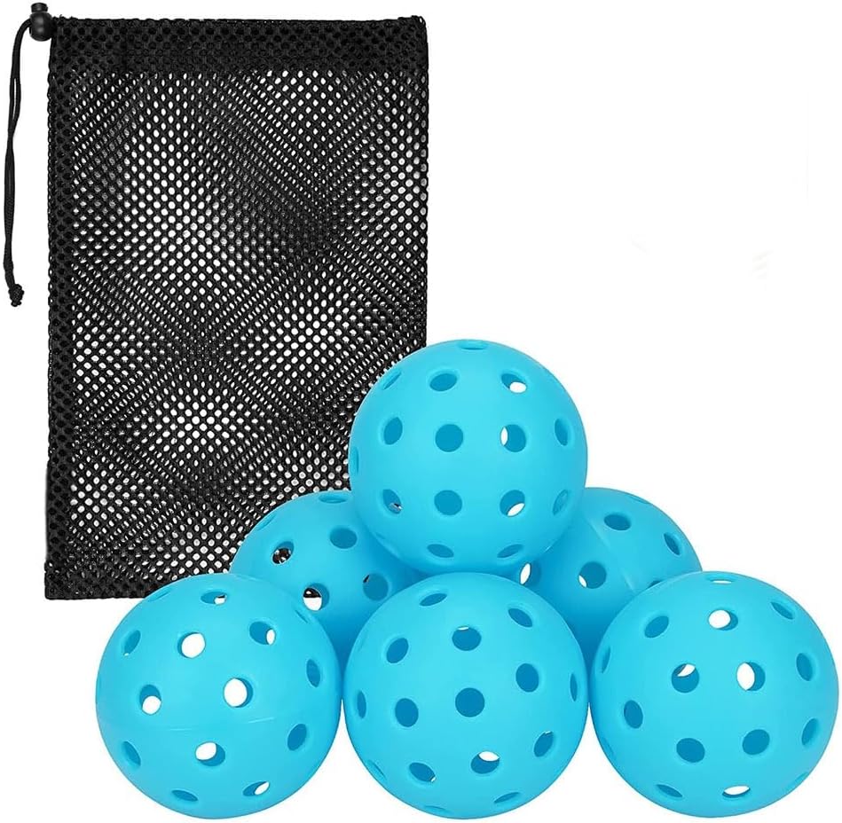 THE WHITE SHOPRegulation Pickleballs 40 Holes Have Holes Hole Ball PE Material High Elasticity Wei Floating Ball