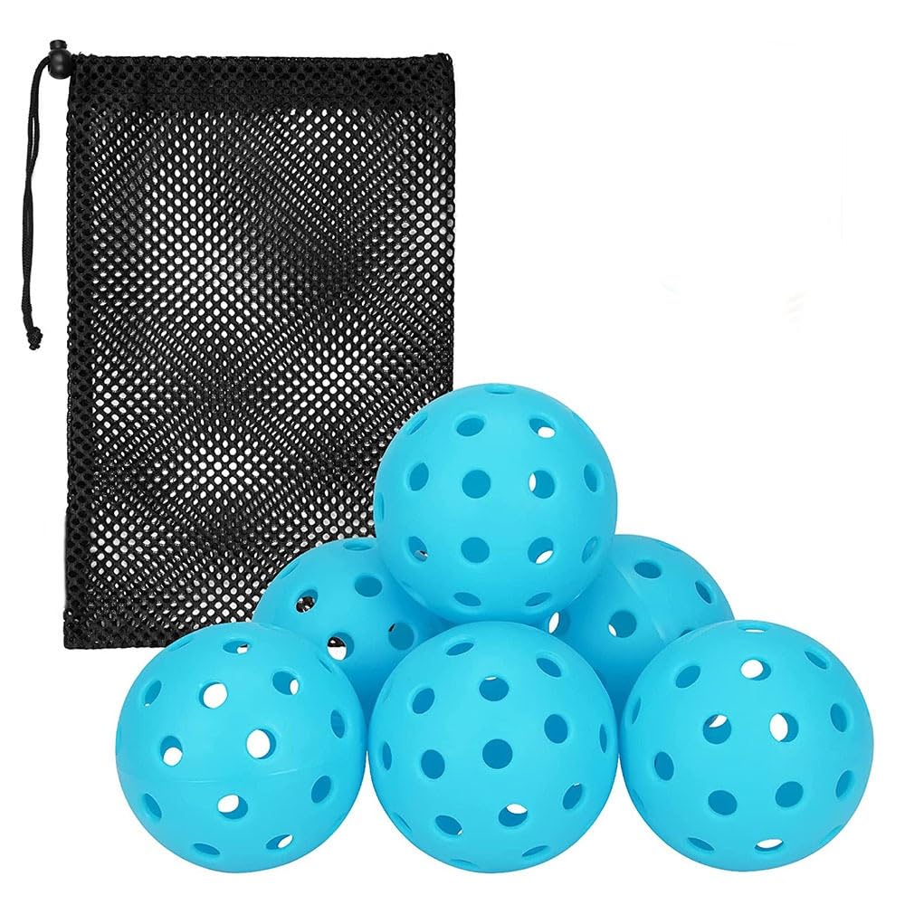 THE WHITE SHOPRegulation Pickleballs 40 Holes Have Holes Hole Ball PE Material High Elasticity Wei Floating Ball