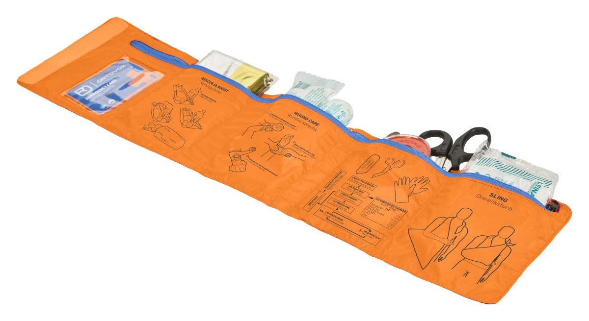 ORTOVOX 23301-00212 First AID ROLL DOC Apteczka pierwszej pomocy unisex dorosły szokujący pomarańczowy rozmiar UNI