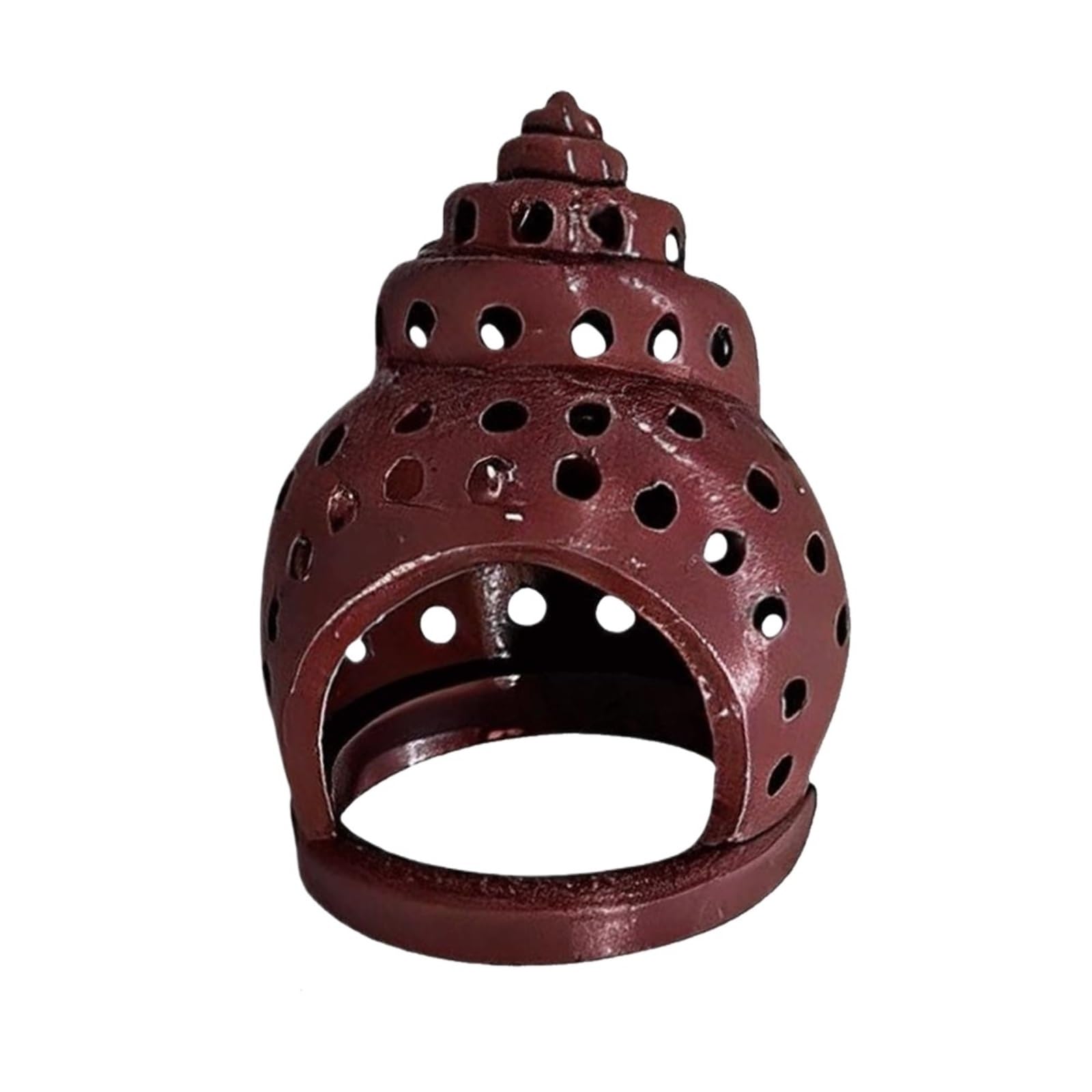 QuxetlRyz Aquarium Tunnel Decoration Floating Hides Shrimp Cave Aquarium Decor Hammock Feeding Ring & Resting Spot for Betta Small Aquatic Pets(Brown)