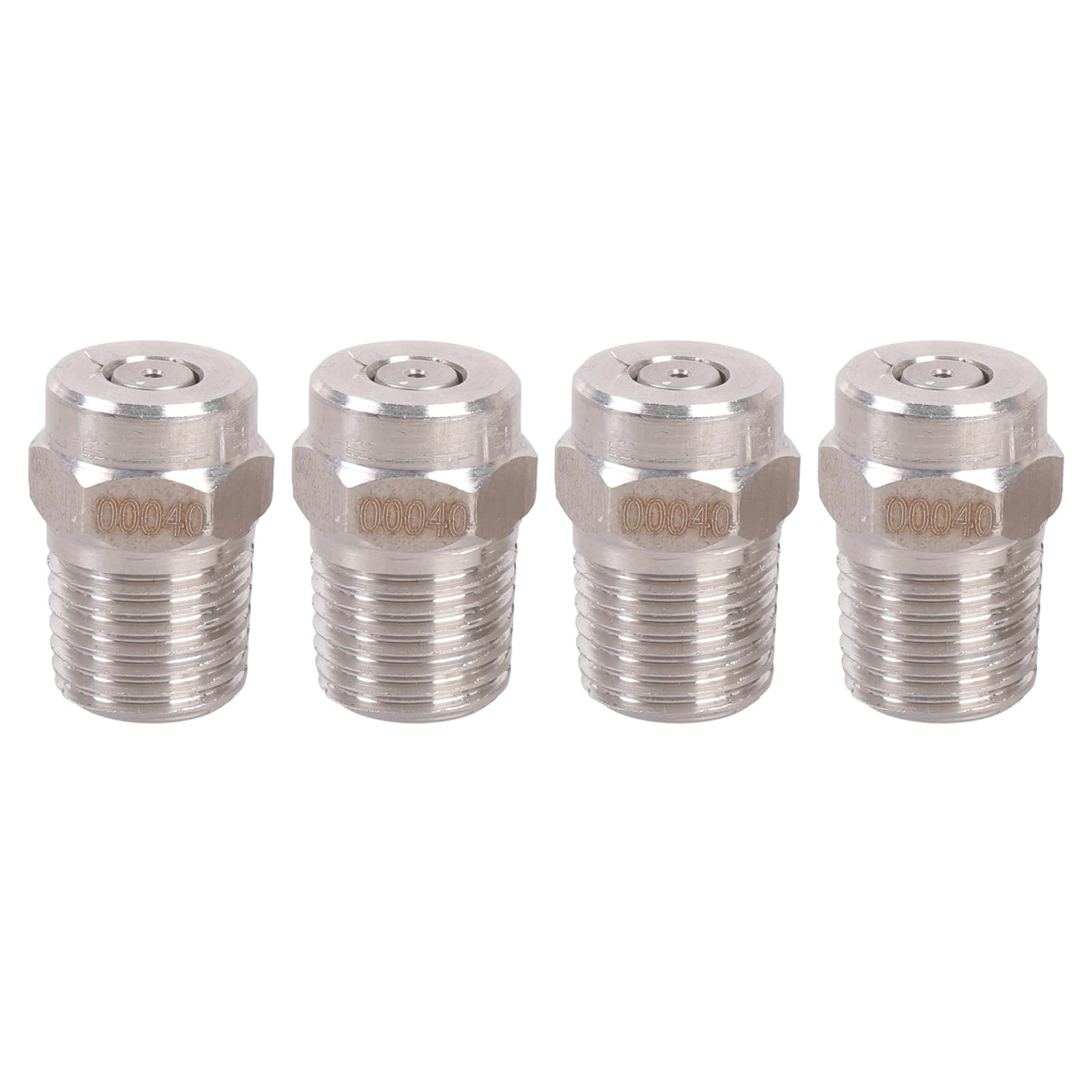 4Pcs Heavy Duty Steel Nozzles Head Tips for Industrial Cleaning Applications Providing Efficient Flows and Easy Connection High Efficiency Nozzle