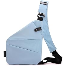 ZJYJING Anti Theft Crossbody Bag Cut Proof RFID Sling for Men Women Travel