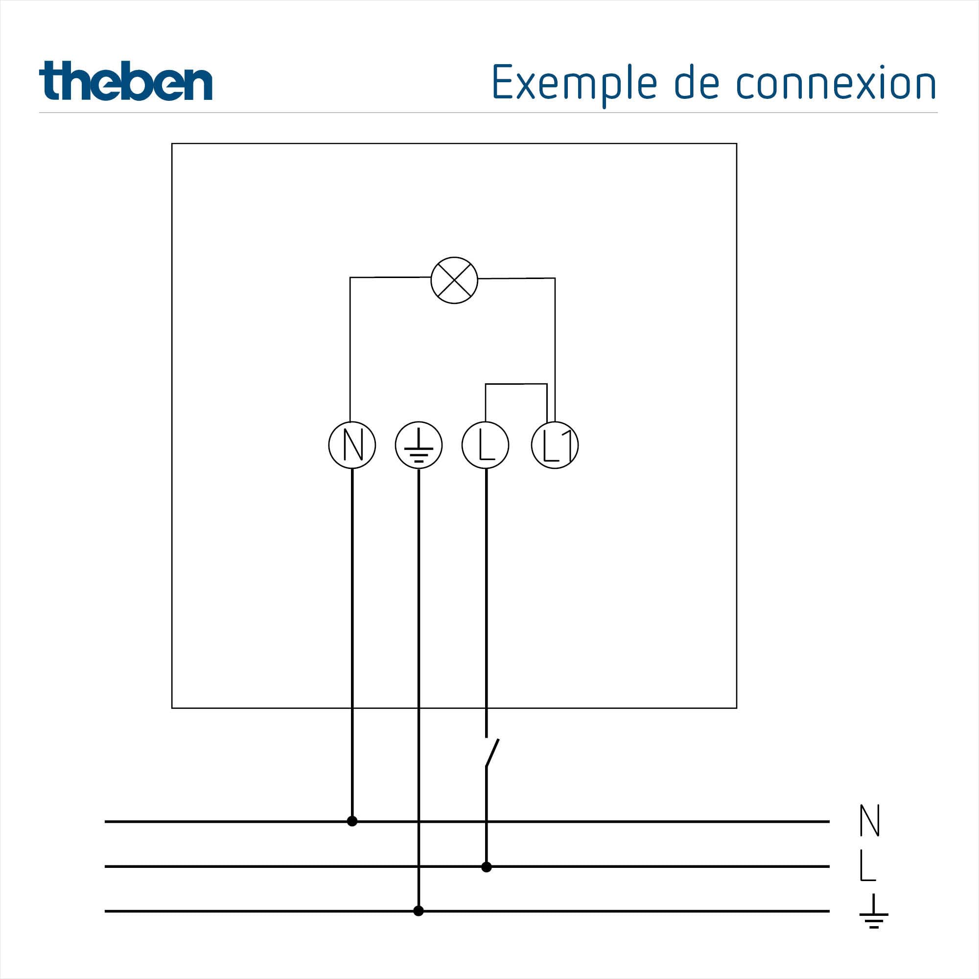 Theben 1020690 theLeda B10L W WH LED-Strahler 10 W 3000 K Wand/Decke außen | 1200 lm, IP 65, 360° drehbar, optional modular (Bewegungsmelder/Lichtsensor) erweiterbar, weiß, warmweiß