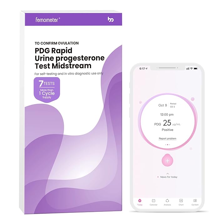 Buy Femometer PDG Test Strips Easy Confirm Ovulation at Home Rapid